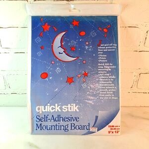 Quick Stick Stik 9 X 12 Self Adhesive Mounting Board